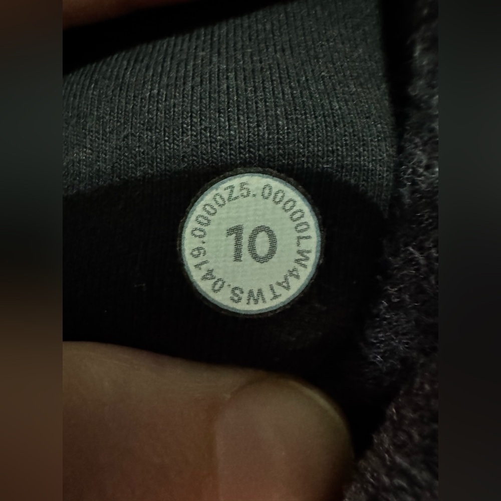 Lululemon Scuba Hoodie *Plush Heathered Core Black / Black - Picture 8 of 9